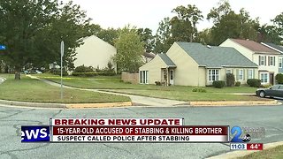 15-year-old arrested for stabbing death of brother in Belcamp