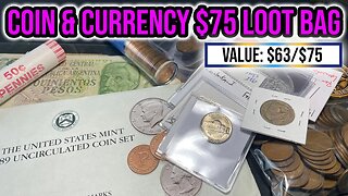 Slipping Away?? $75 Coin & Currency Grab Bag Unboxing & Battle vs. @Silverpicker (Season 2, Round 3)