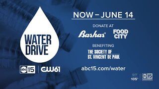 ABC15 water drive benefiting Saint Vincent de Paul