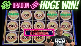 💥MUST SEE! 3 MAJORS & GRAND JACKPOT! Dragon Link Slot In Las Vegas!💥