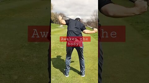 Do This For 5 Mins Before you Tee Off To Awaken Your Best Golf Swing #simplegolf #golf