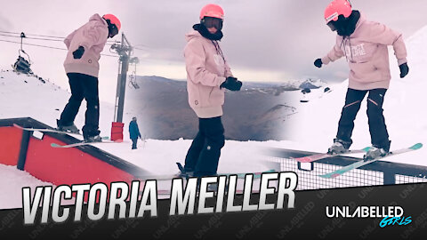 Victoria Meiller skiing in New Zealand