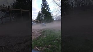 Losi LMT Son-uva Digger Kicking up Dust short