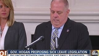 Gov. Larry Hogan proposes sick leave