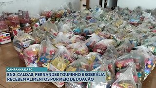 Campanha da PC: Eng. Caldas, Fernandes Tourinho e Sobrália Recebem Alimentos por Meio de Doação.