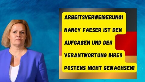 Risiko für Deutschland! Frau mit Klartext Fakten an Nancy Faeser!