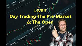 LIVE DAY TRADING PRE-MARKET & THE OPEN! | S&P500 | $NASDAQ | $CVAC |