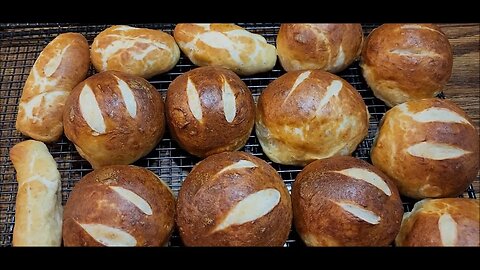 Bagels and Pretzel Buns!