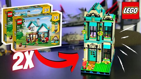 LEGO 3 In 1 Cozy House Alternate Build: The Classic Townhouse!