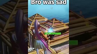 did he cry because of this? #shorts #fortniteshorts #gaming