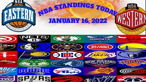 #NBA NBA STANDINGS TODAY AS OF JANUARY 16,2022 #NBA UPDATE TODAY #NBA GAME RESULTS TODAY