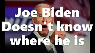 Joe Biden is not with it anymore!