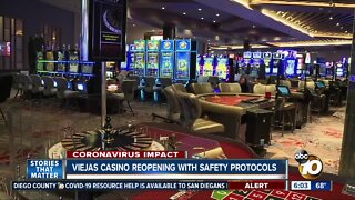 Viejas Casino reopening with new rules in place