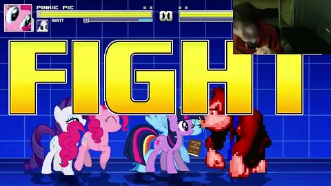 My Little Pony Characters (Twilight Sparkle, Rainbow Dash, And Rarity) VS Donkey Kong In A Battle