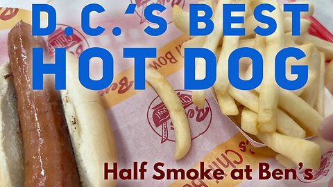 Looking for the best hot dog in D.C. at Ben's Chili Bowl