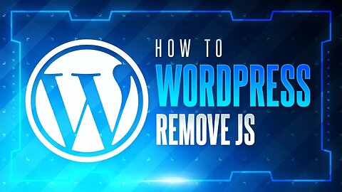 How To Remove Javascript Files From A Wordpress Theme