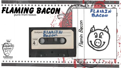 Flaming Bacon 🖭 Demo Tape. Full 5-song cassette EP. Punk from Tawas, Michigan.