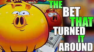 THE GREATEST COMEBACK Jackpot Ever On Rich Little Piggies!! MASSIVE Jackpot $75 BET