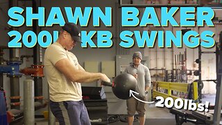 Shawn Baker SWINGS 200lb Kettlebell & Talks Carnivore Diet