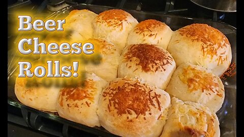 Breadmaking, Ep 12 - Beer Cheese Dinner Rolls - First Try!