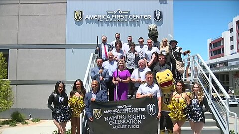 Ceremony unveils new signage for Henderson Silver Knights practice facility