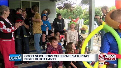 Good Neighbors celebrate Saturday night block party