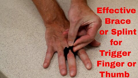 Trigger Finger or Thumb Try this effective Brace Splint by BraceAbility