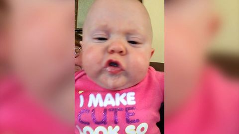 Bubbly Baby Has The Hiccups