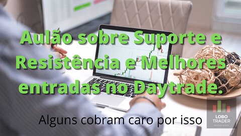 PASSO A PASSO de suporte e resistência no Daytrade