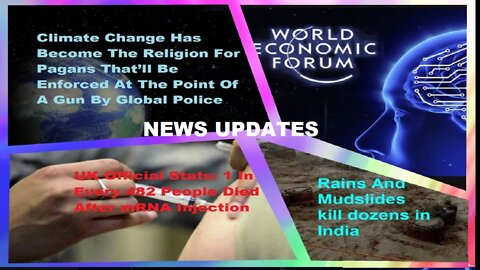 News Updates: WEF Agendas With Food, Climate, Vax News, Floods, Etc.