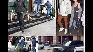 Travis Kelce leaves Taylor Swift's Tribeca apartment and heads to New Jersey airport after spending