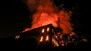 A Massive Fire Destroys Brazil's 200-Year-Old National Museum