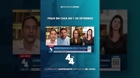 Ganha força nas redes sociais as campanha "fique em casa no 7 de Setembro" #shorts