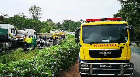 SOUTH AFRICA - Durban - Serious accident on M7 (Videos) (Set 2) (LR6)