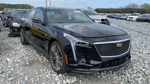 ANOTHER CRAZY FIND! A BRAND NEW $100,000 CADILLAC CT6 V ENDS UP AT COPART! *TWIN TURO V8*