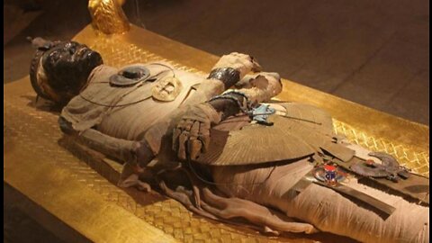 Leak from inside the mummy room of the Egyptian Museum