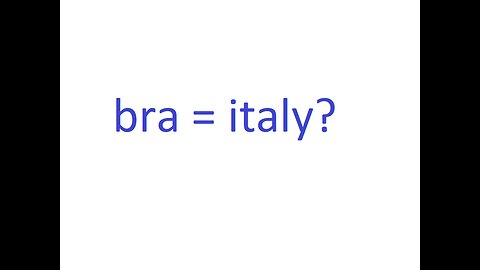 Bra Italy Update