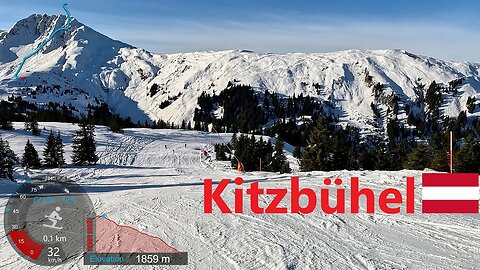 [4K] Skiing Kitzbühel KitzSki, Trattenbach to 3S-Bahn Heading to Pengelstein, Austria, GoPro HERO11