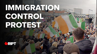 Thousands marched through Dublin to demand immigration controls