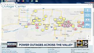 70K+ SRP and APS customers without power across the Valley