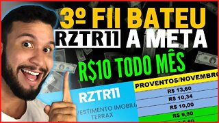 R$10 TODO MÊS MEU 3°FUNDO IMOBILIÁRIO BATEU A META DA CARTEIRA