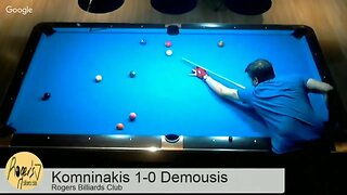 Marios Komninakis vs Fotis Demousis Roger's 9ball Open B category Final 2016