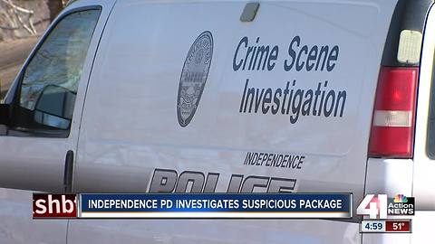 Independence police investigate suspicious package