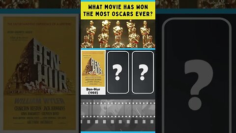 What movie has won the most Oscars ever? #shorts #trivia #movie #starwars #lordoftherings #titanic