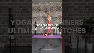 Yoga for Runners Ultimate Stretches #runners #stretch #hamstringstretch #flexibility #yoga