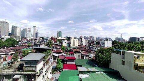 Filipino House Roof Painting Timelapse