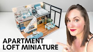 Loft Apartment Miniature Scene Kit by Poetic Life | Customized DIY Build