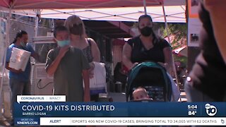 COVID-19 kits distributed in Barrio Logan