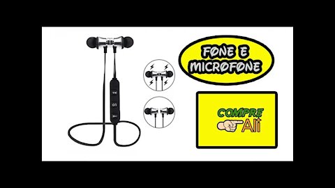 Fone com microfone | Acessório para celular