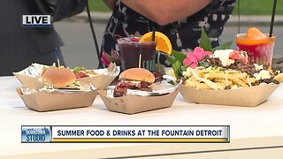 Summer food and drinks at the Foundation Detroit